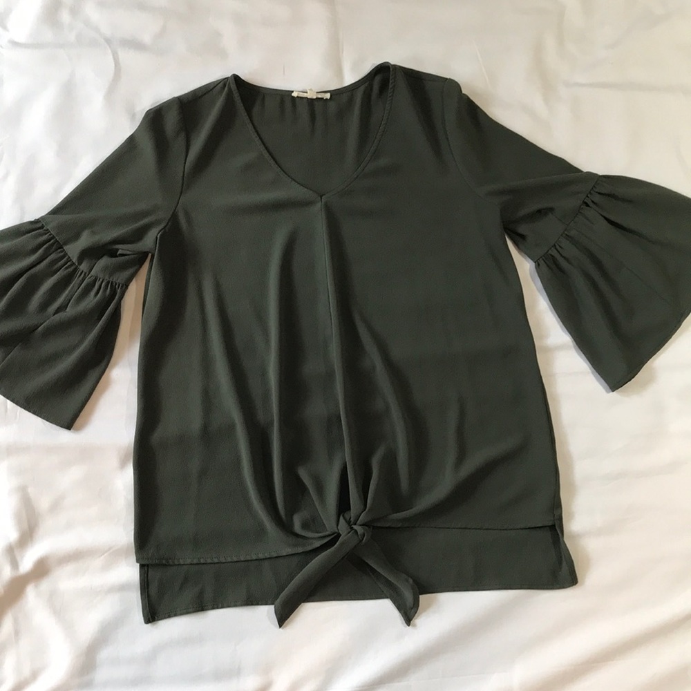 Front Tie Blouse